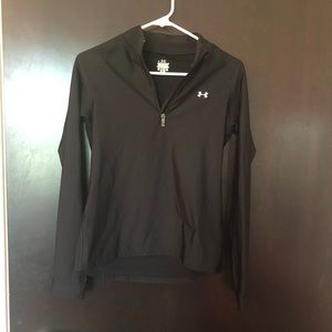 Black Under Armour quarter zip